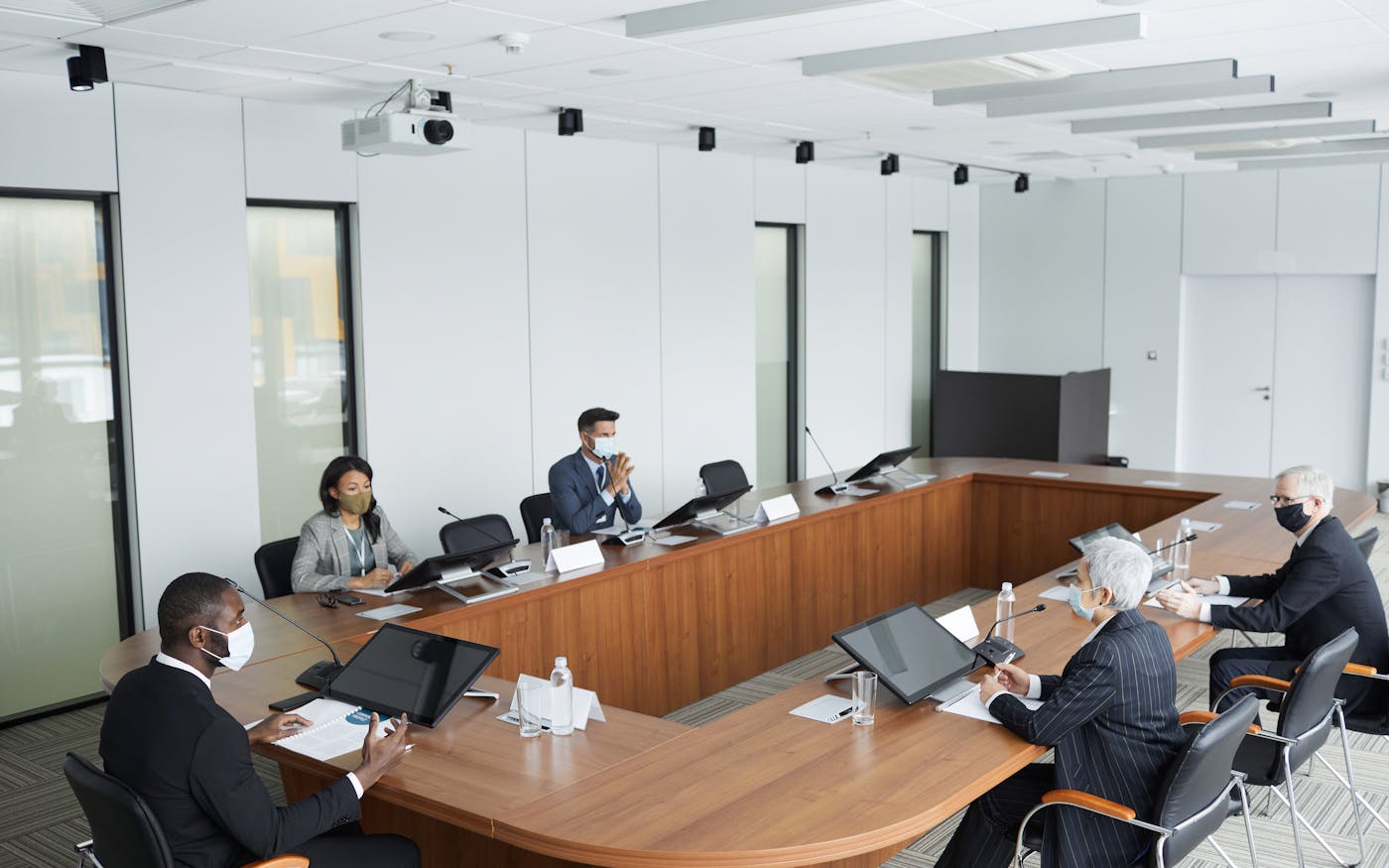 Business team in a meeting